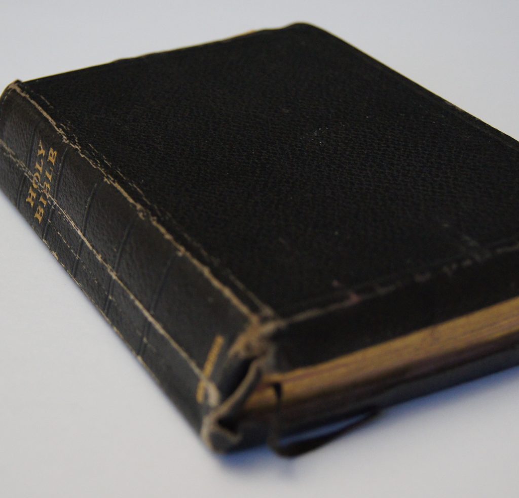 Photo of an old Bible